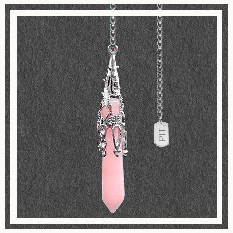 Pendolo/Collana PIT in pietra naturale