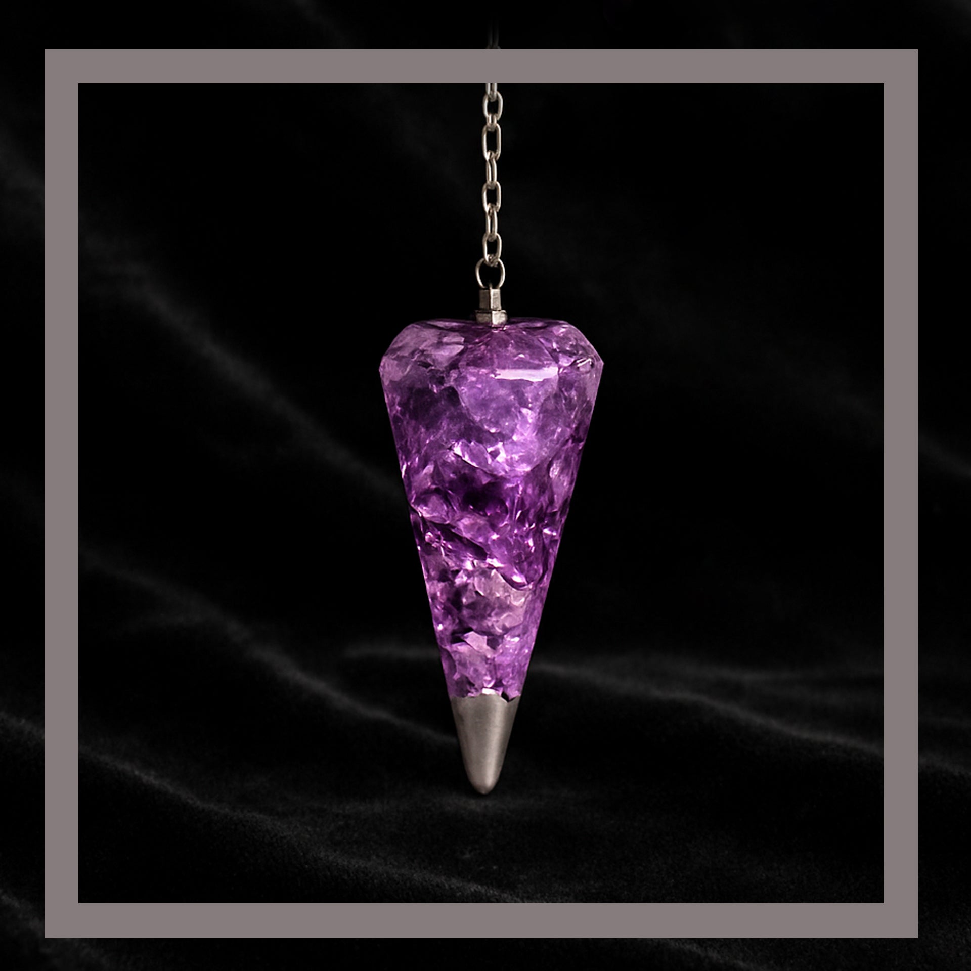 Pendolo PIT  in cristallo per divinazione