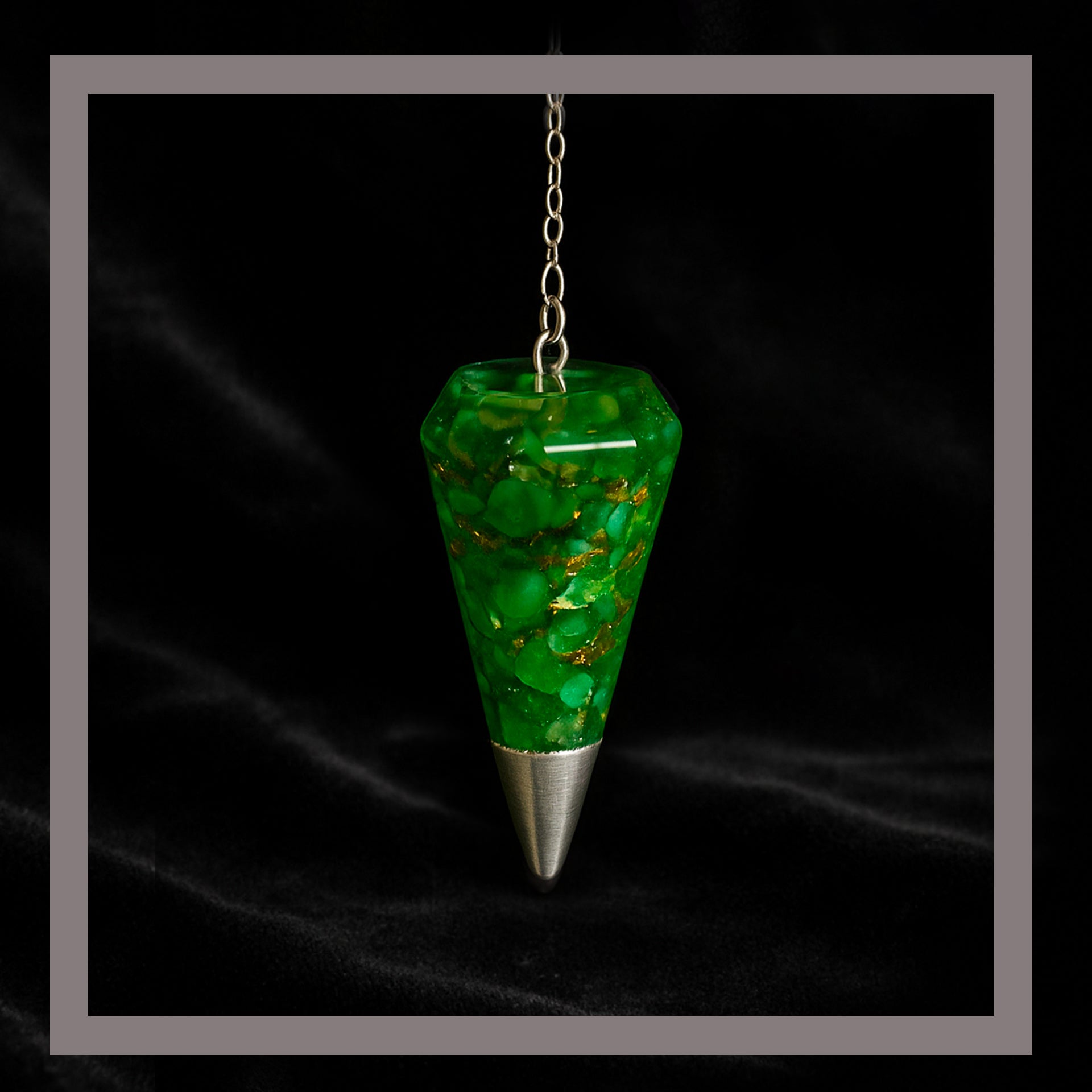 Pendolo PIT  in cristallo per divinazione